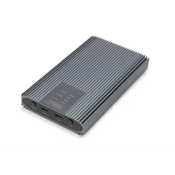 DIGITUS NVMe Clonestation – nešiojama NVMe 20 Gbit/s USB 3.2 Gen2 aliumininė kopijavimo stotelė
