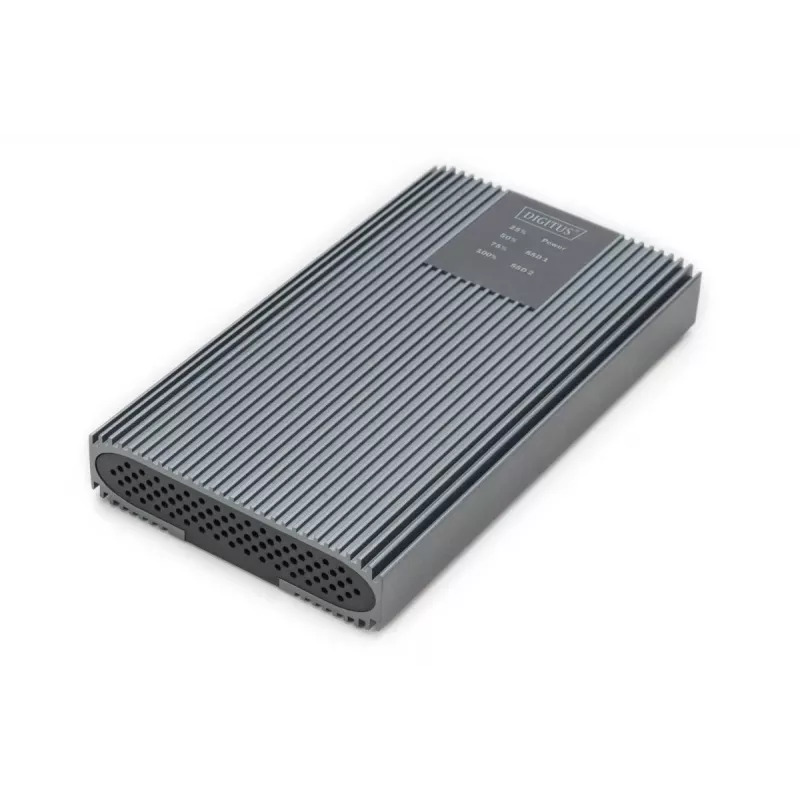 DIGITUS NVMe Clonestation – nešiojama NVMe 20 Gbit/s USB 3.2 Gen2 aliumininė kopijavimo stotelė