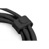 DIGITUS USB-C silikoninis įkrovimo laidas USB-A - USB-C USB 2.0 60W - 50cm juodas
