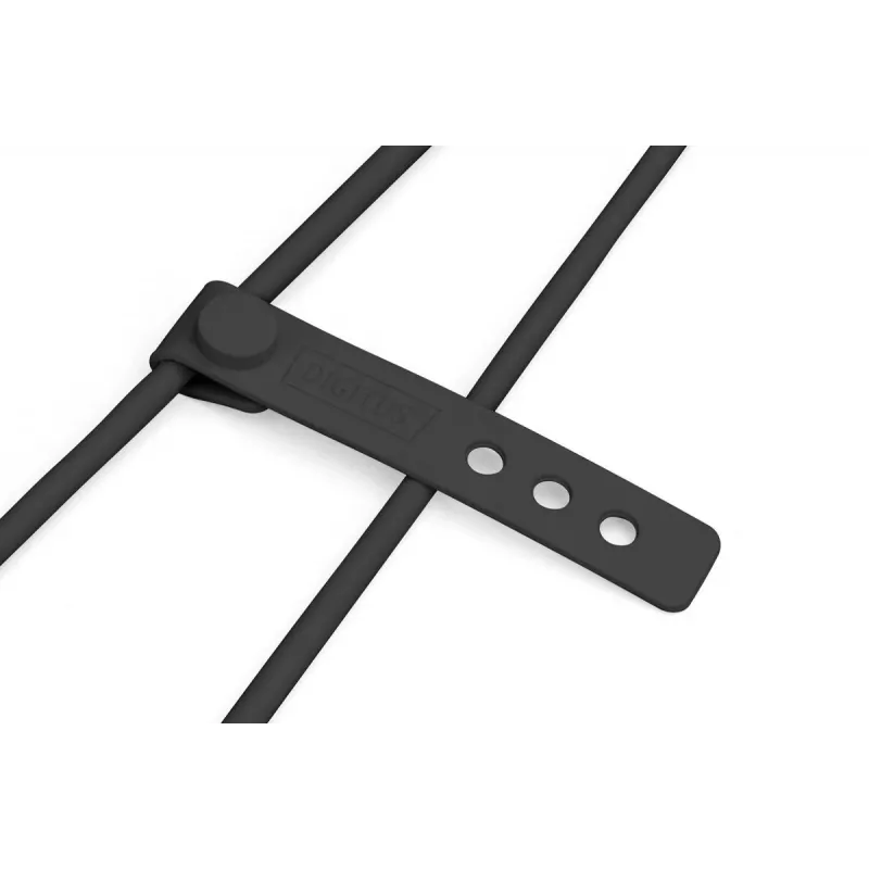 DIGITUS USB-C silikoninis įkrovimo laidas USB-A - USB-C USB 2.0 60W - 50cm juodas