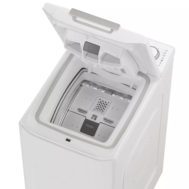 Candy TCA274TM4-S Skalbimo mašina su viršutiniu pakrovimu 7 kg 1200 aps./min Balta