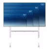 Neomounts FL50-575WH1 TV vežimėlis 65-115 colių – greitas montavimas – TÜV