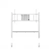 Neomounts FL50-575WH1 TV vežimėlis 65-115 colių – greitas montavimas – TÜV