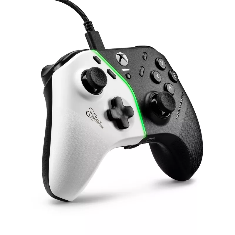 Thrustmaster H.E.A.R.T. juodas, baltas USB žaidimų pultas PC, Xbox One, Xbox One S, Xbox One X