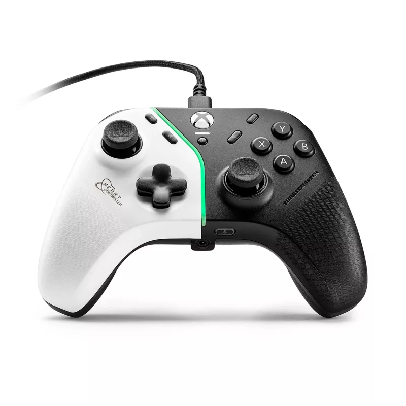 Thrustmaster H.E.A.R.T. juodas, baltas USB žaidimų pultas PC, Xbox One, Xbox One S, Xbox One X