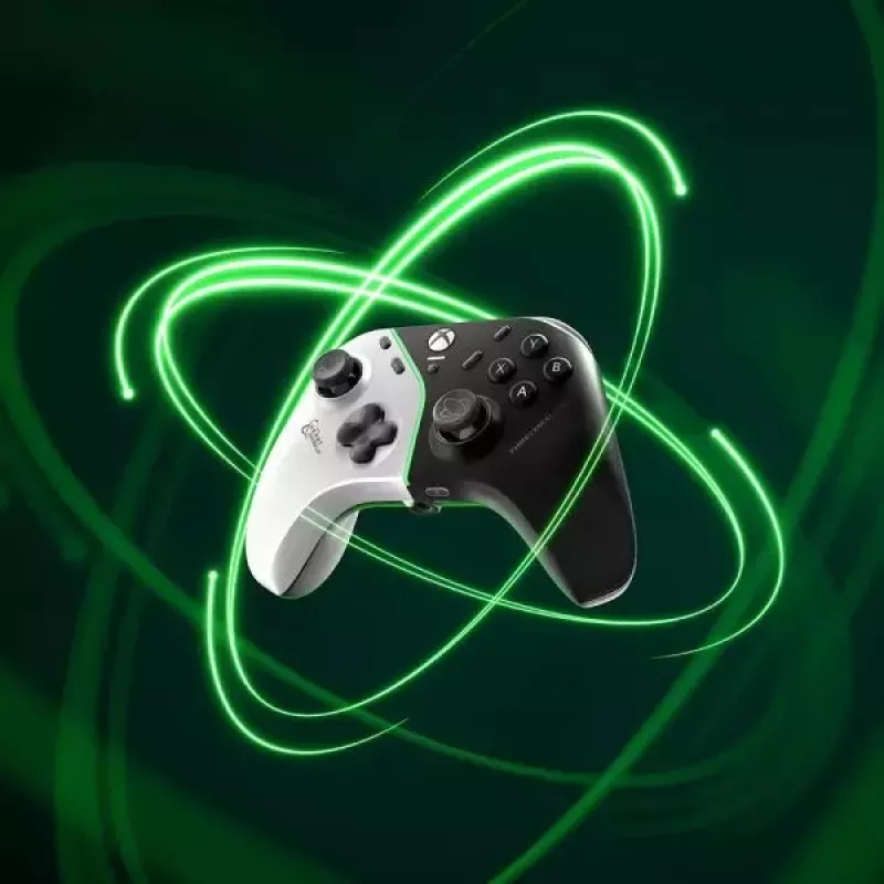 Thrustmaster H.E.A.R.T. juodas, baltas USB žaidimų pultas PC, Xbox One, Xbox One S, Xbox One X