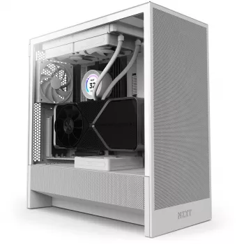 NZXT H7 Flow 2024 Mid Tower korpusas baltas