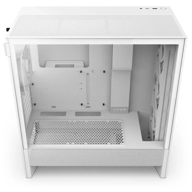 NZXT H7 Flow 2024 RGB Mid Tower korpusas baltas