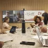 HP Poly Studio G62 vaizdo konferencijų sistema su tvirtinimo plokštės rinkiniu