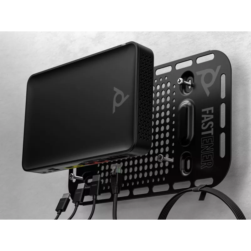 HP Poly Studio G62 vaizdo konferencijų sistema su tvirtinimo plokštės rinkiniu