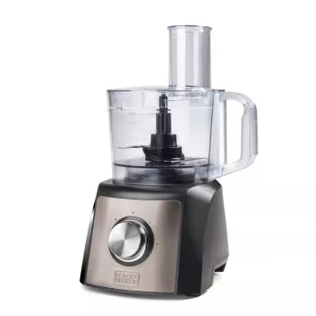 Virtuvinis kombainas Black & Decker BXFPA1200E — 1200 W, 1,5 L dubuo, 2 greičiai, pulsas, nerūdijančio plieno korpusas