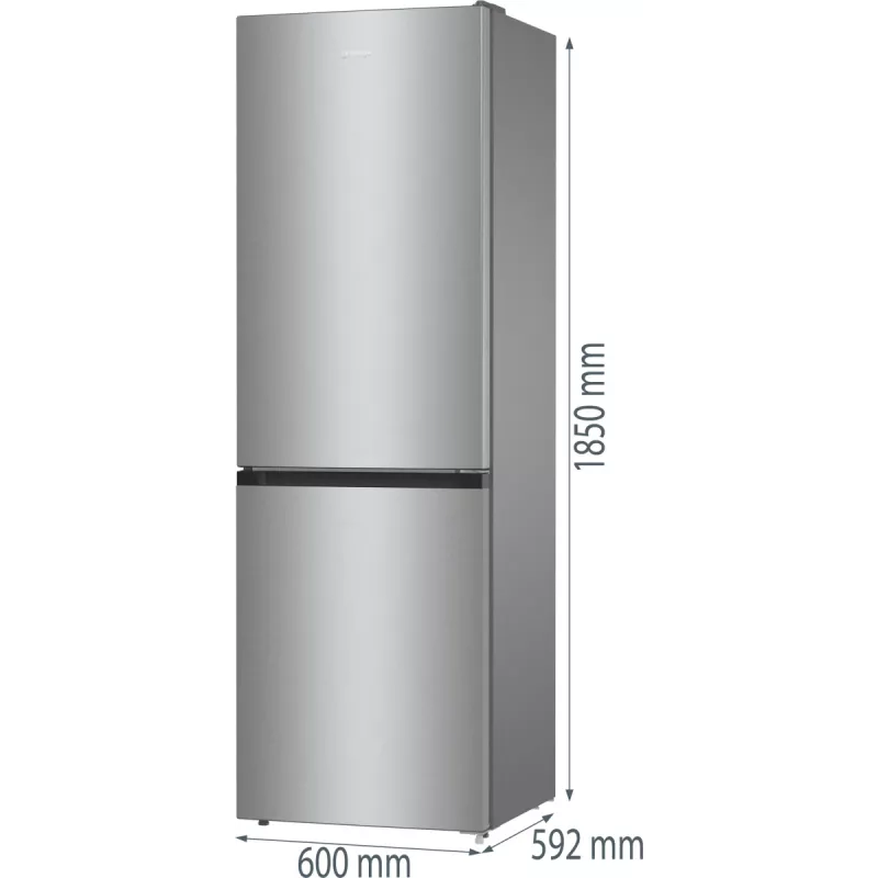 Gorenje NRK61CS2XL4 Laisvai pastatomas šaldytuvas 300 L Pilka