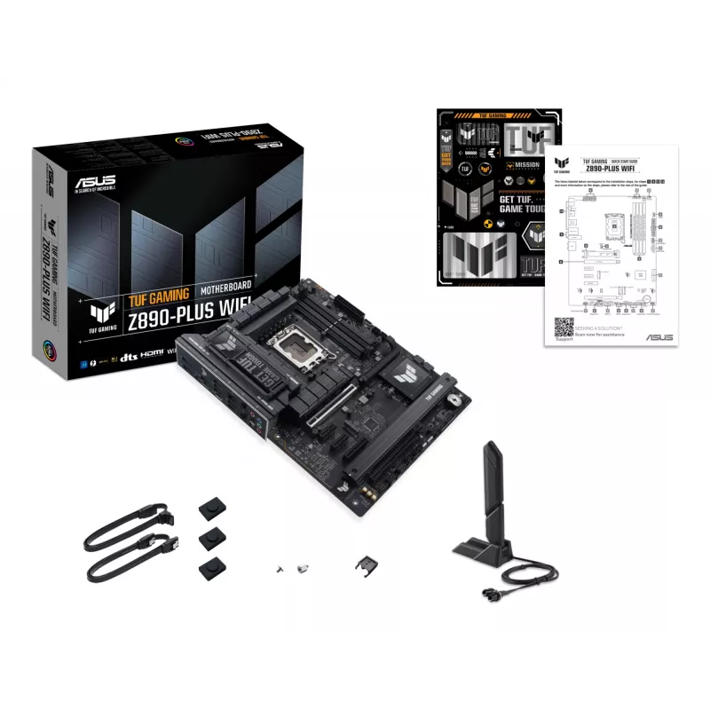 ASUS TUF GAMING Z890-PLUS WIFI pagrindinė plokštė Intel Z890 LGA 1851 (Socket V1) ATX