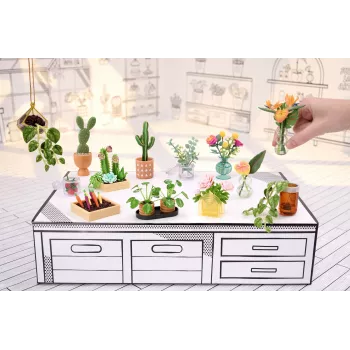 Miniverse - Make It Mini Botanicals, 8 m., Įvairiaspalvis, Plastikas