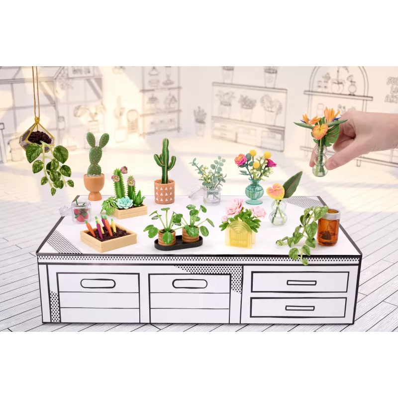 Miniverse - Make It Mini Botanicals, 8 m., Įvairiaspalvis, Plastikas