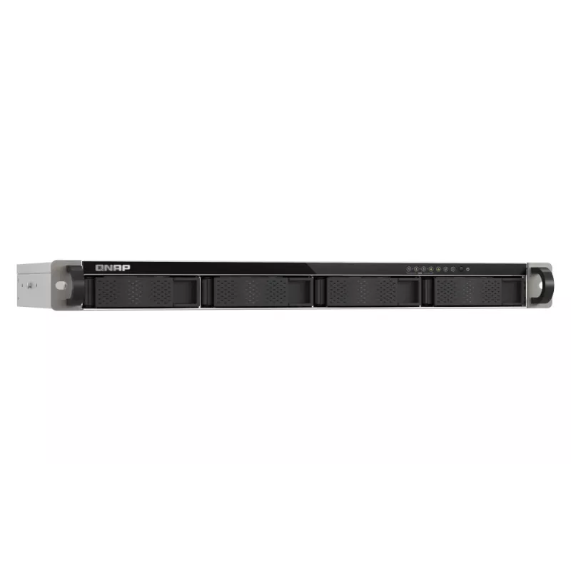 QNAP TS-433eU NAS stelažinis (1U) Cortex-A55 4 GB 0 TB QNAP Turbo System juodas