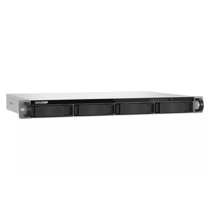 QNAP TS-433eU NAS stelažinis (1U) Cortex-A55 4 GB 0 TB QNAP Turbo System juodas
