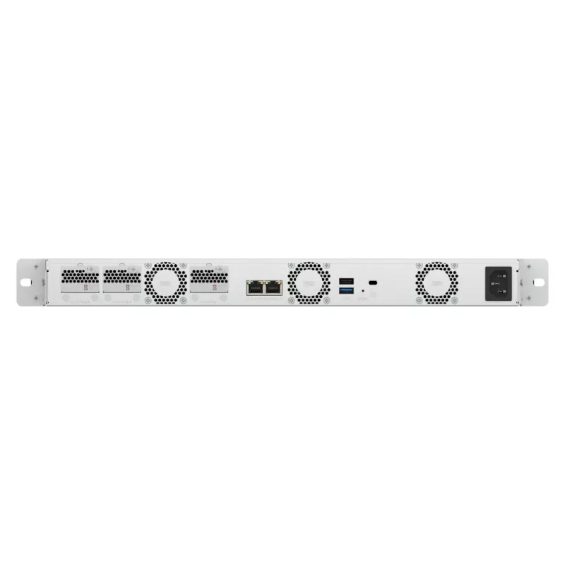 QNAP TS-h765eU NAS stovo (1U) Intel Atom® 8 GB DDR5 QuTS hero Juoda, Pilka