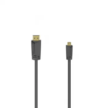 HDMI kabelis Hama 00205016 1,5 m HDMI A tipo (standartinis) – HDMI D tipo (Micro) juodas