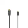 HDMI kabelis Hama 00205016 1,5 m HDMI A tipo (standartinis) – HDMI D tipo (Micro) juodas