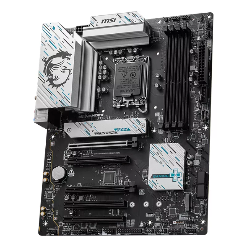 MSI B760 GAMING PLUS WIFI DDR4 pagrindinė plokštė Intel B760 LGA 1700 ATX