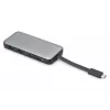 DIGITUS USB-C kelioninė stotelė, 7 prievadai - HDMI / 2x USB-A 3.2 Gen 1 / GbE / SD / MicroSD - 100W USB-C Power Delivery