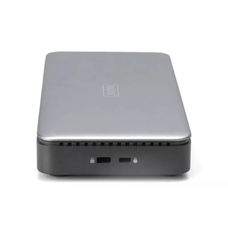 DIGITUS USB-C dokavimo stotelė, 11 prievadų - 2x HDMI / DP / 2x USB-A 3.2 Gen 2 / USB-C 3.2 Gen 2 / GbE / SD / MicroSD / DC-Jack - 150 W maks / 3.5 mm