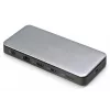 DIGITUS USB-C dokavimo stotelė, 11 prievadų - 2x HDMI / DP / 2x USB-A 3.2 Gen 2 / USB-C 3.2 Gen 2 / GbE / SD / MicroSD / DC-Jack - 150 W maks / 3.5 mm