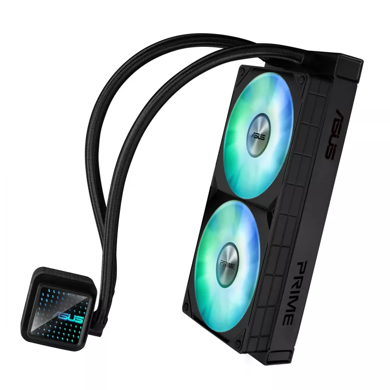 ASUS Prime LC 240 ARGB skysčio aušintuvas 240 mm, ARGB ventiliatoriai, juodas