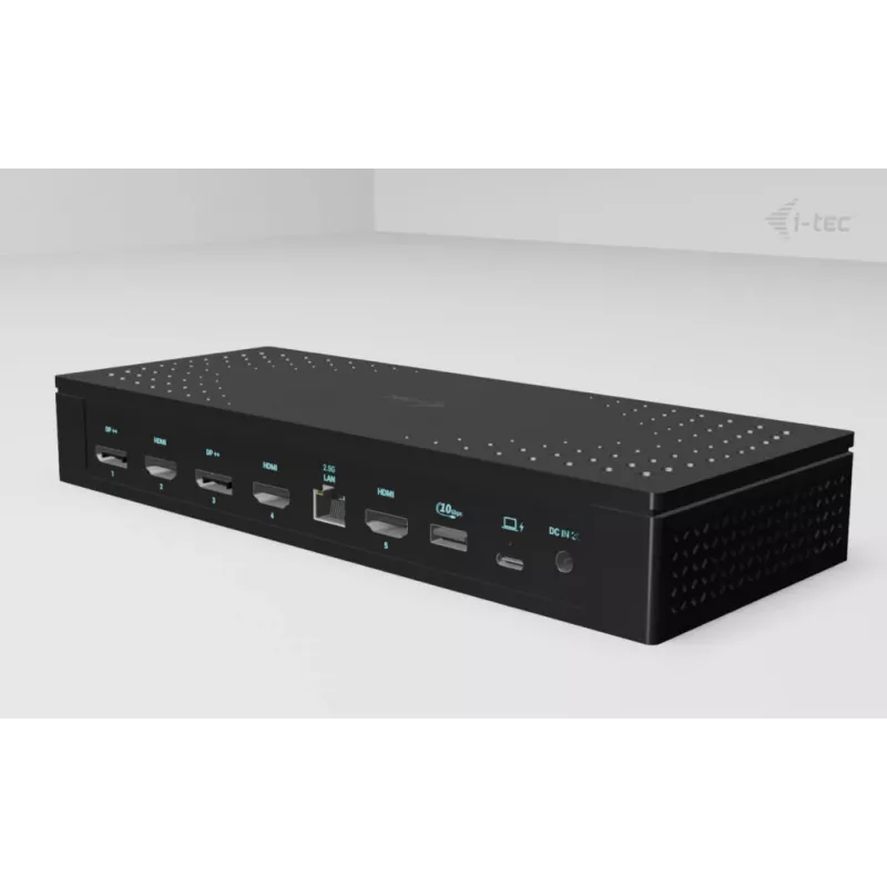 i-tec Universal 5x 4K/60Hz dokų stotelė su 100W įkrovimu