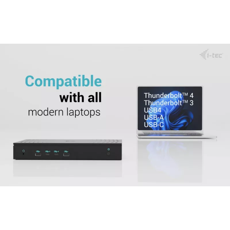 i-tec Universal 5x 4K/60Hz dokų stotelė su 100W įkrovimu