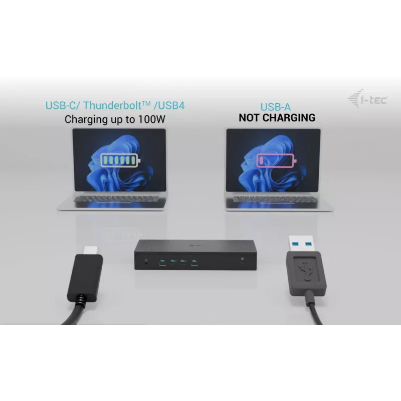 i-tec Universal 5x 4K/60Hz dokų stotelė su 100W įkrovimu