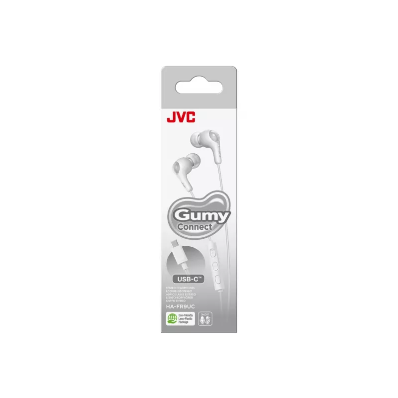 JVC HA-FR9UC Ausinės Laidinės Į ausį Skambučiai/Muzika USB Type-C Baltos