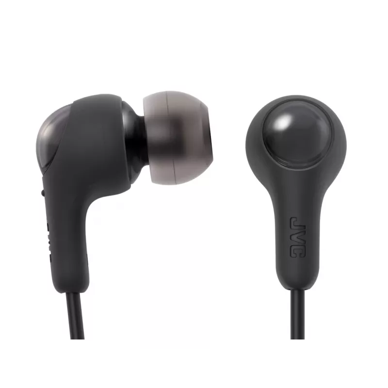 Laidinė ausinė JVC HA-FR9UC su USB-C, 9,2 mm tvarkyklės, 5–22000 Hz, įmontuotas mikrofonas ir valdymas, 1,2 m laidas, juoda