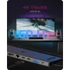 ICY BOX 11-in-1 USB Type-C stotelė, laidinė, USB 3.2 Gen 1 Type-C, 100 W, 3.5 mm, 10/100/1000 Mbit/s, antracito, juoda
