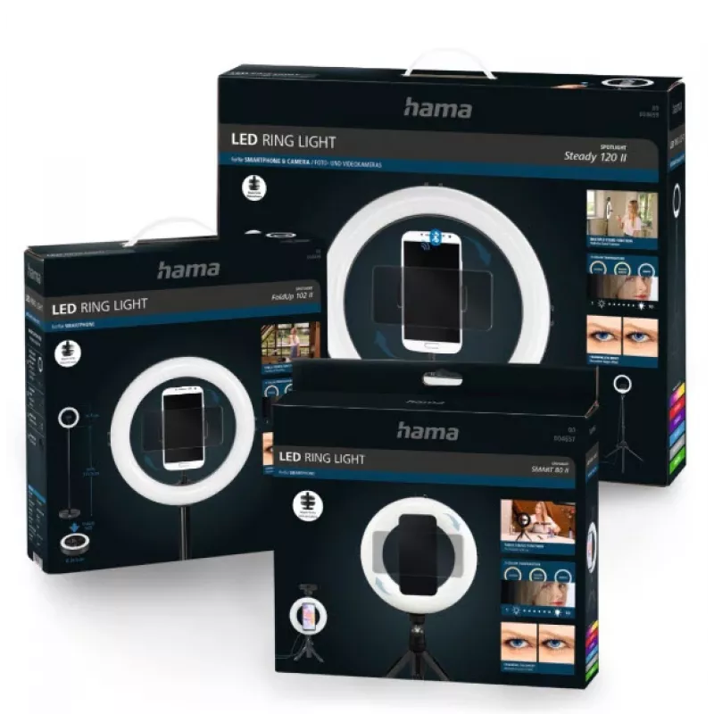 Hama SpotLight Smart 80 II LED apšvietimo žiedas 96 LED