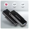 Axagon ADSA-FPX USB-C 10Gbps FAST PORT X adapter 2.5/3.5 colio SSD/HDD