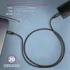 Axagon BUCM32-CM05AB SPEED+ USB-C <> USB-C 20Gbps/100W laidas 0,5 m
