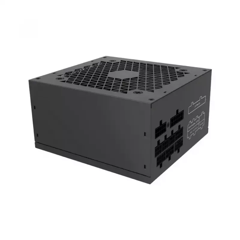 Maitinimo šaltinis GEMBIRD Fornax Power 750W ATX 80 PLUS Gold modulinis 12 cm ventiliatorius EPS 4+4pin PCIe 6+2pin SATA jungtys
