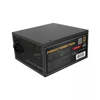 Maitinimo šaltinis GEMBIRD Fornax Power 750W ATX 80 PLUS Gold modulinis 12 cm ventiliatorius EPS 4+4pin PCIe 6+2pin SATA jungtys