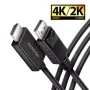 Axagon RVD-HI20C2 DisplayPort į HDMI 2.0b laidas 1,8 m, 4K/60Hz