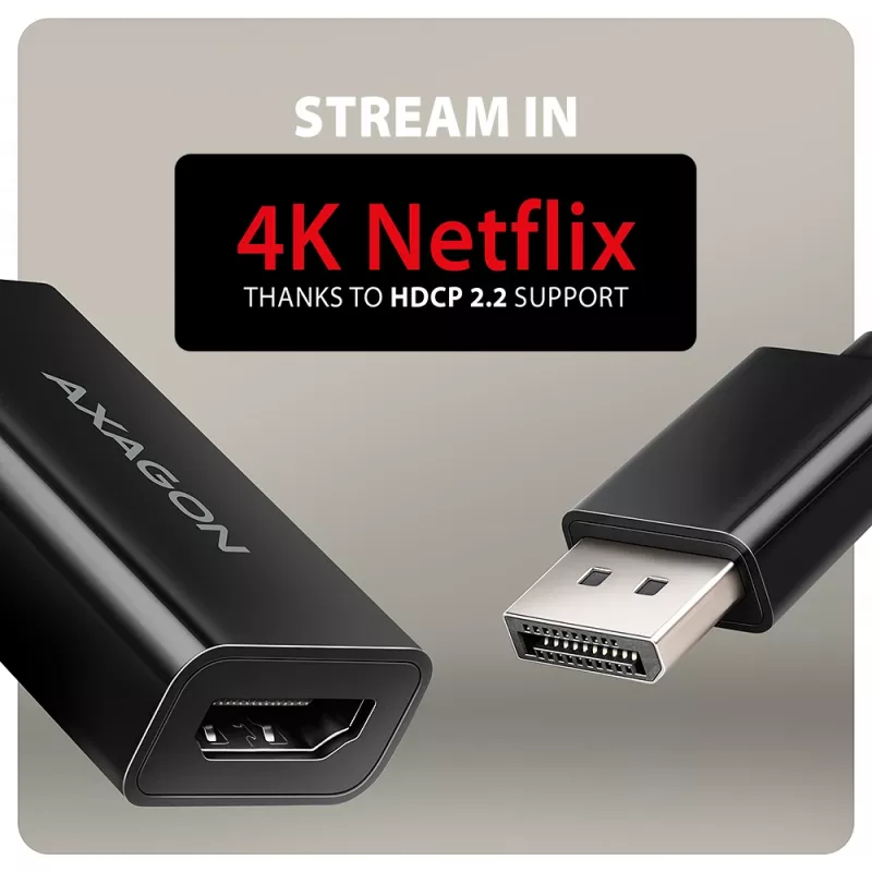 Adapteris Axagon RVD-HI20N DisplayPort į HDMI 2.0b, 4K/60Hz