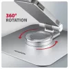 Axagon STND-LR Aliumininis stovas su 360° sukimu nešiojamiesiems kompiuteriams 10 inch–17,3 inch