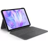LOGITECH Combo Touch iPad Pro pilkai grafito spalvos QWERTY UK klaviatūros dėklas