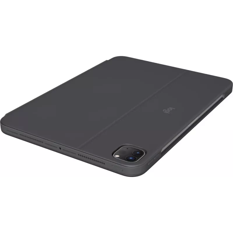 LOGITECH Combo Touch iPad Pro pilkai grafito spalvos QWERTY UK klaviatūros dėklas