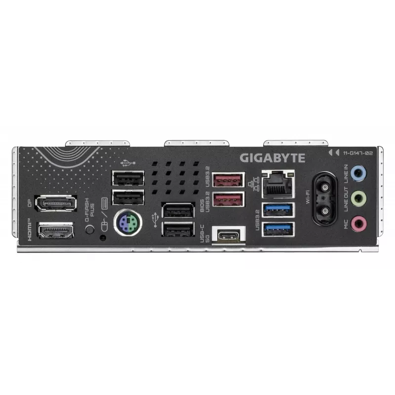 GIGABYTE B850 EAGLE WIFI6E pagrindinė plokštė – AMD Ryzen 9000 serijos procesoriams, 8+2+2 fazių skaitmeninis VRM, iki 8200MHz DDR5 (OC), 1xPCIe 5.0 + 2xPCIe 4.0 M.2, GbE LAN, Wi-Fi 6E, USB 3.2 Gen 2