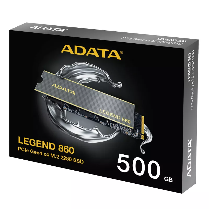 ADATA LEGEND 860 SLEG-860-500GC vidinis kietasis diskas 500 GB M.2 PCI Express 4.0 NVMe 3D NAND