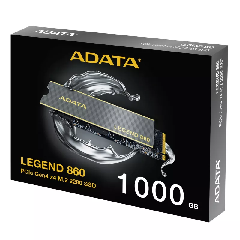 ADATA LEGEND 860 SLEG-860-1000GCS vidinis kietasis diskas 1 TB M.2 PCI Express 4.0 NVMe 3D NAND