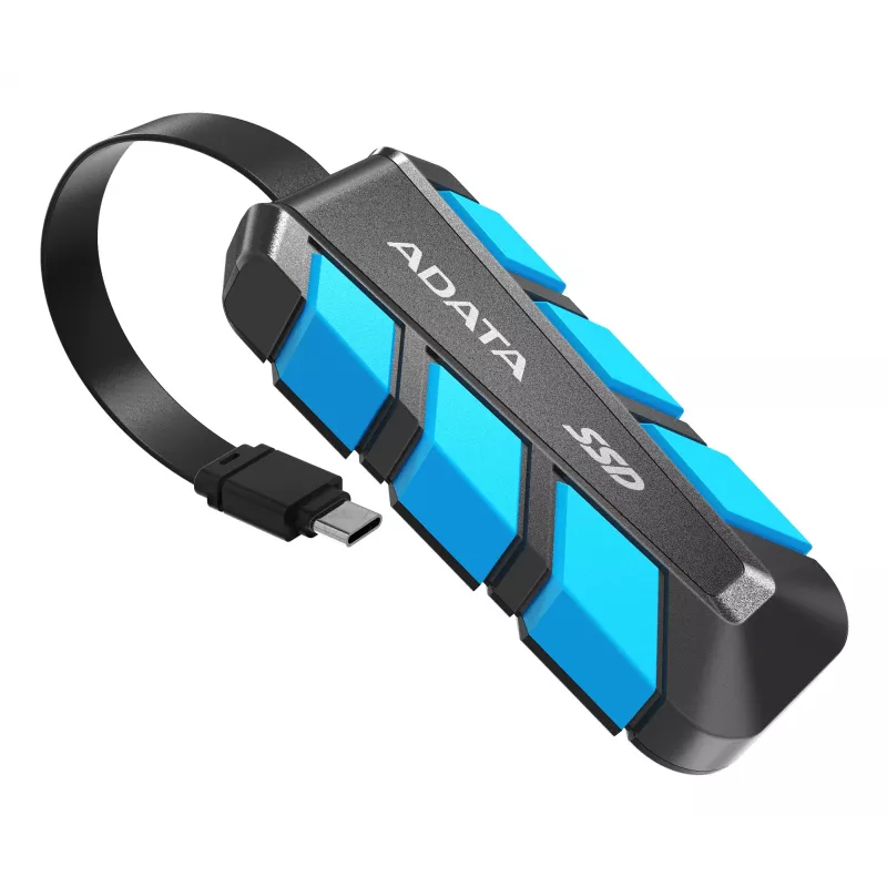 ADATA SC740 1 TB USB Type-C 3.2 Gen 2 (3.1 Gen 2) Juoda, Mėlyna