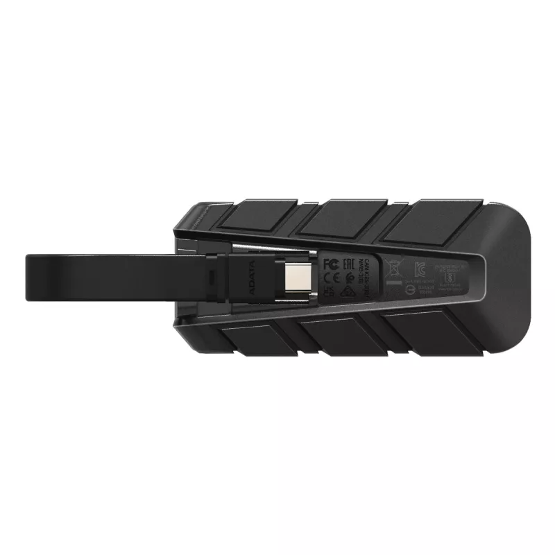 ADATA SC740 2TB išorinis SSD Plug&Go mėlynas 1050/1000 MB/s MIL.STD USB Type-C 3.2 Gen 2 juodas, mėlynas